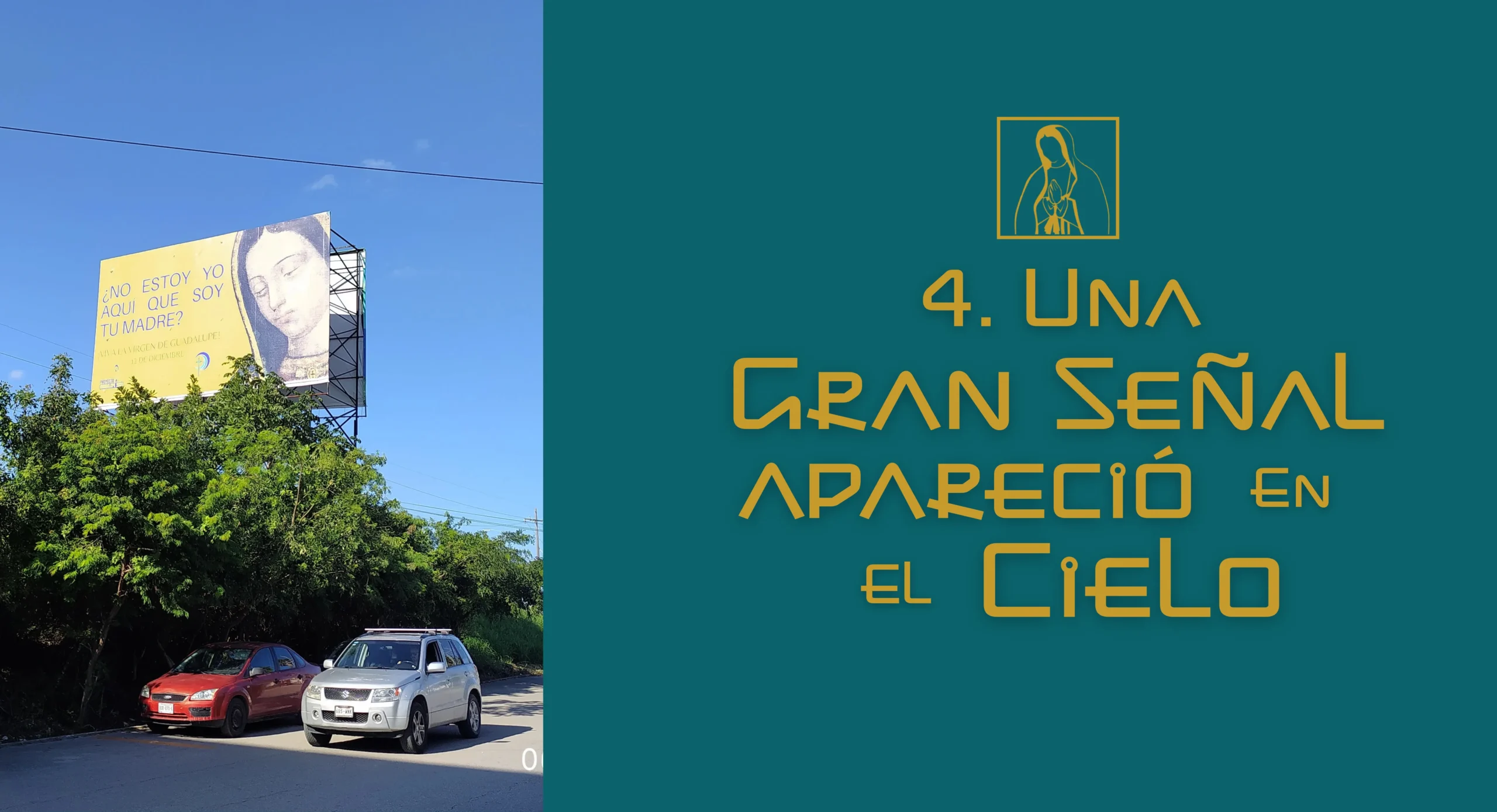 4. una gran señal apareció en el cielo una gran señal apareció en el cielo